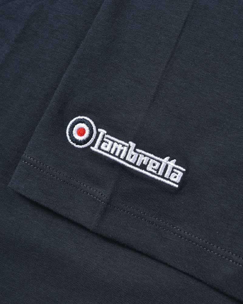 Lambretta Vinyl Tee Navy - 238 - Image 4