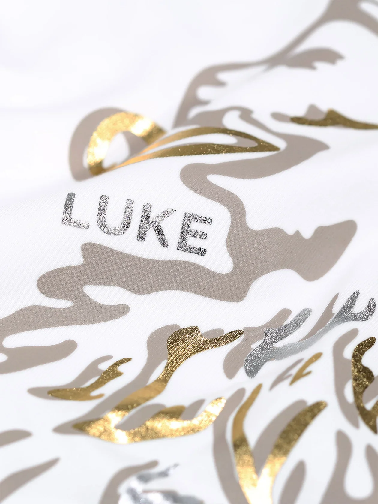 Luke Marseille Lux Touch Tee White - 300 - Image 3