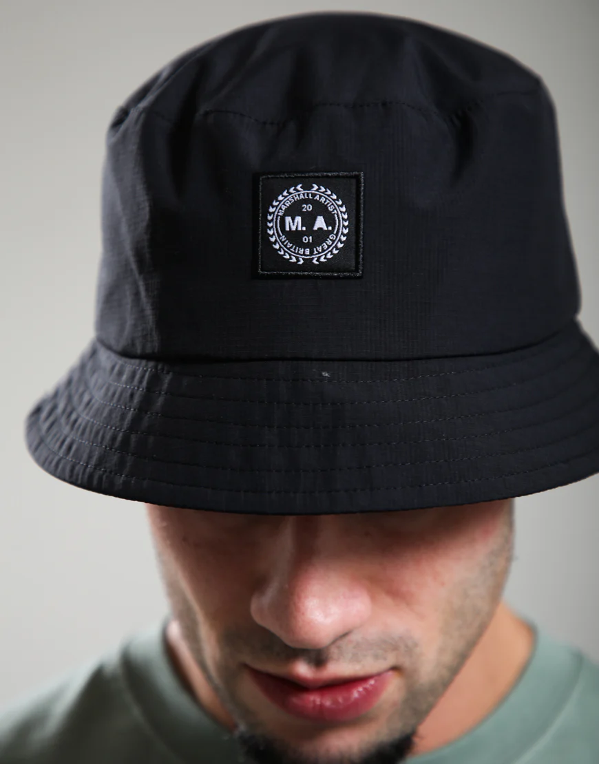 Marshall Artist Ripstop Bucket Hat Black - 1158 - Image 4