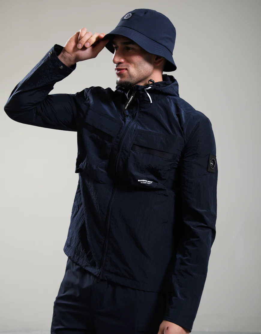 Marshall Artist Ripstop Bucket Hat Navy - 1161 - Image 2