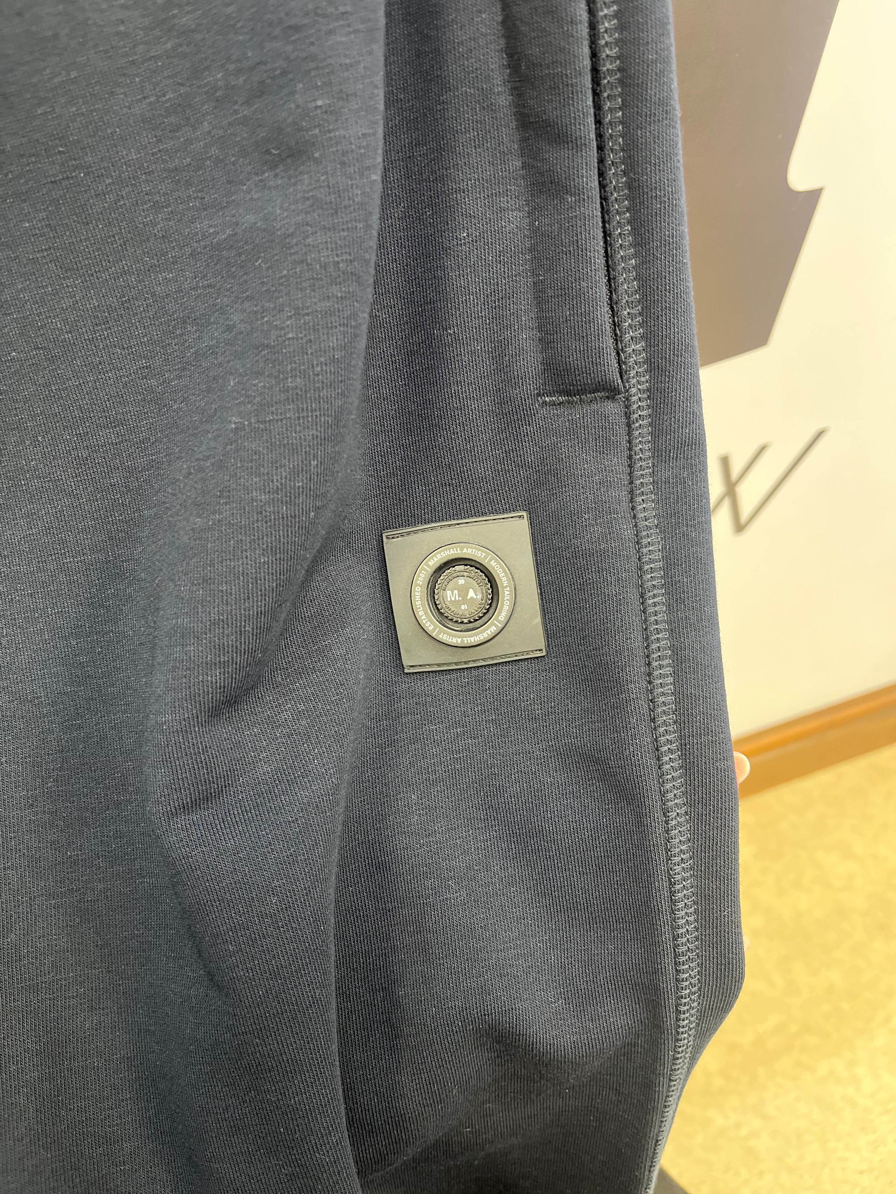 Marshall Artist Siren Jogging Bottoms Navy - 708 - Image 3