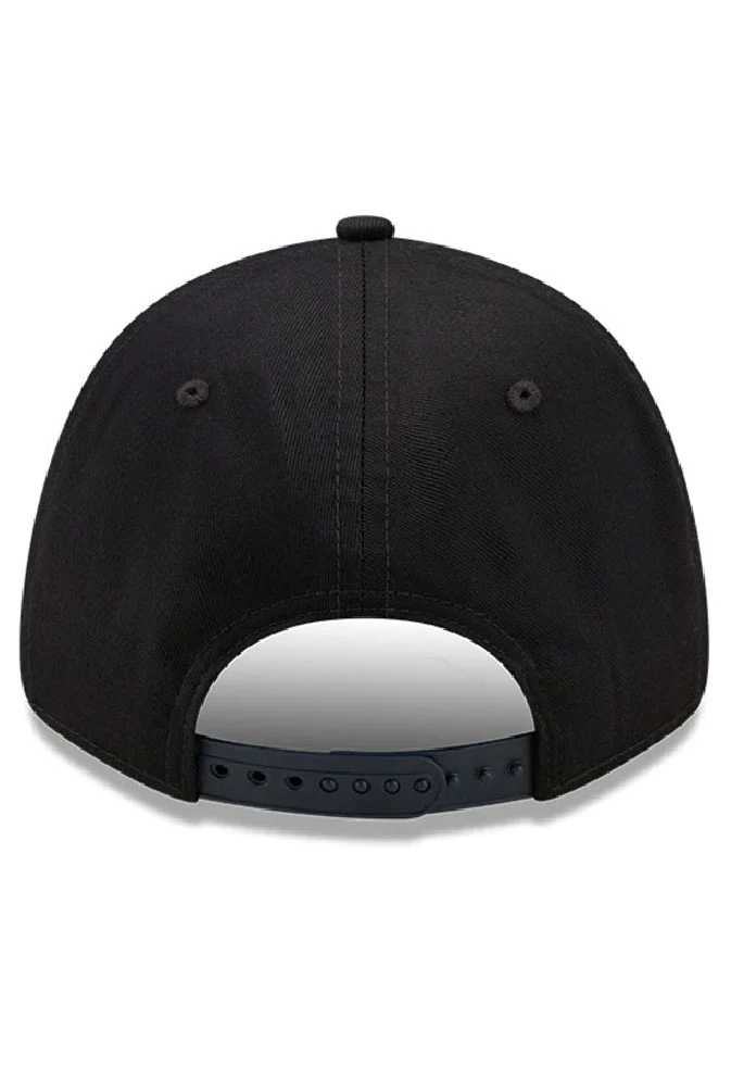 New Era NY Foil Logo 9Forty Curved Peak Baseball Cap Dark Navy/Gold - 1041 - Image 3
