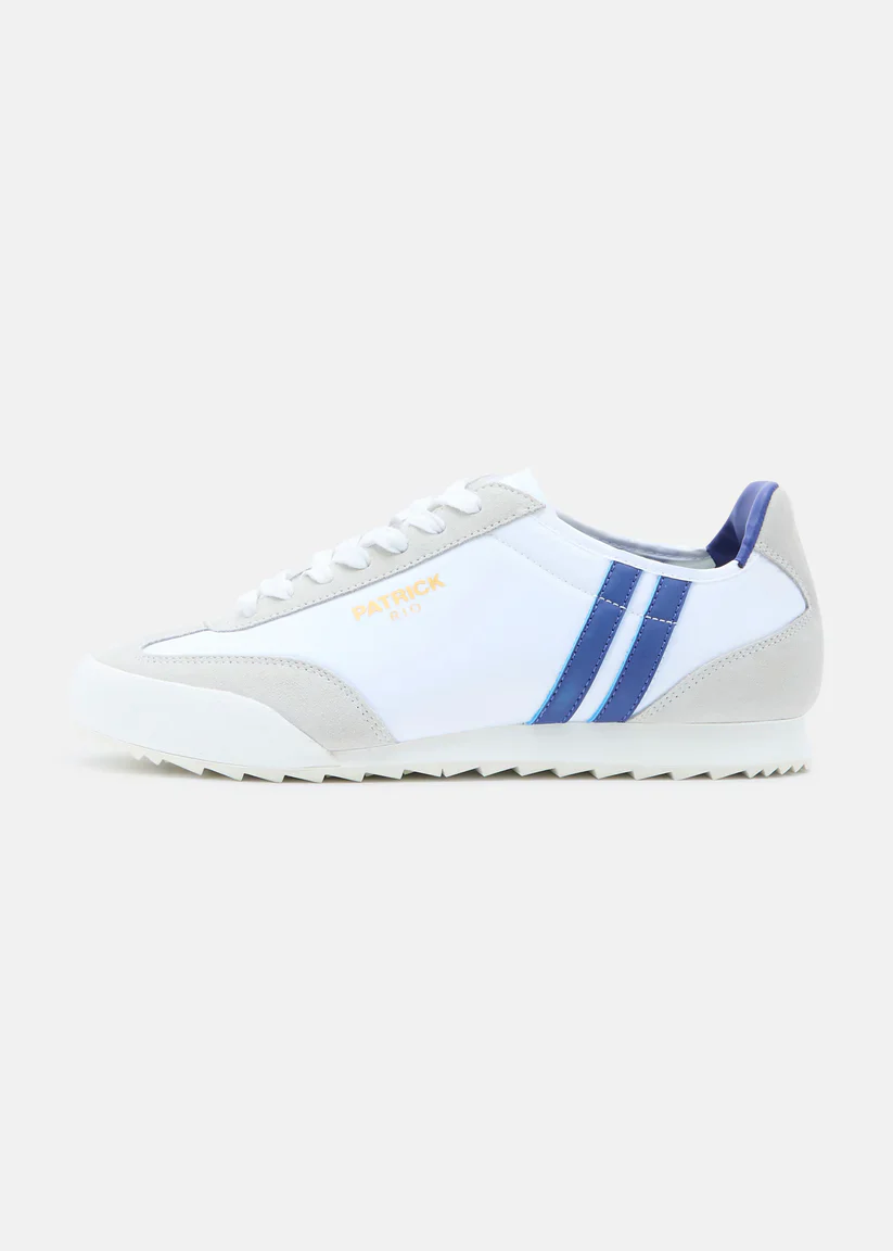 Patrick Rio Runner Trainers White/Blue - 1036 - Image 2