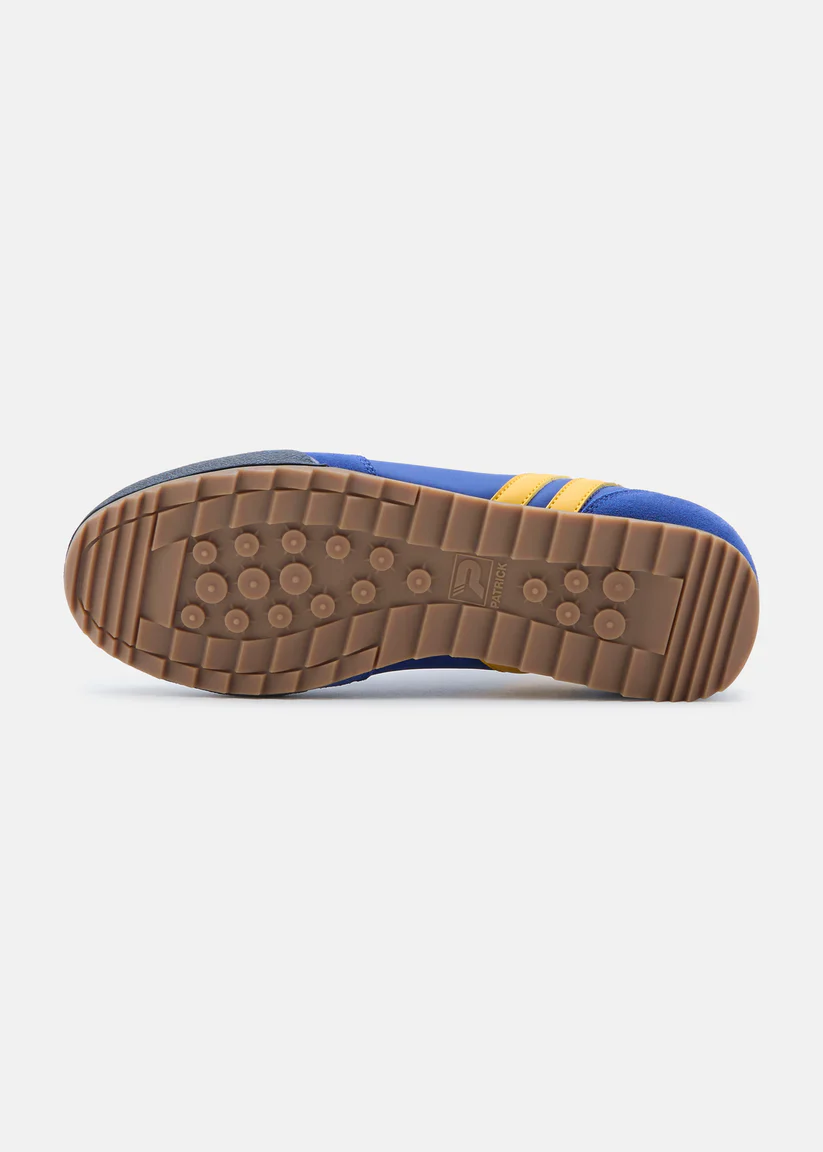 Patrick Rio Runner Trainers Blue/Yellow - 1035 - Image 3