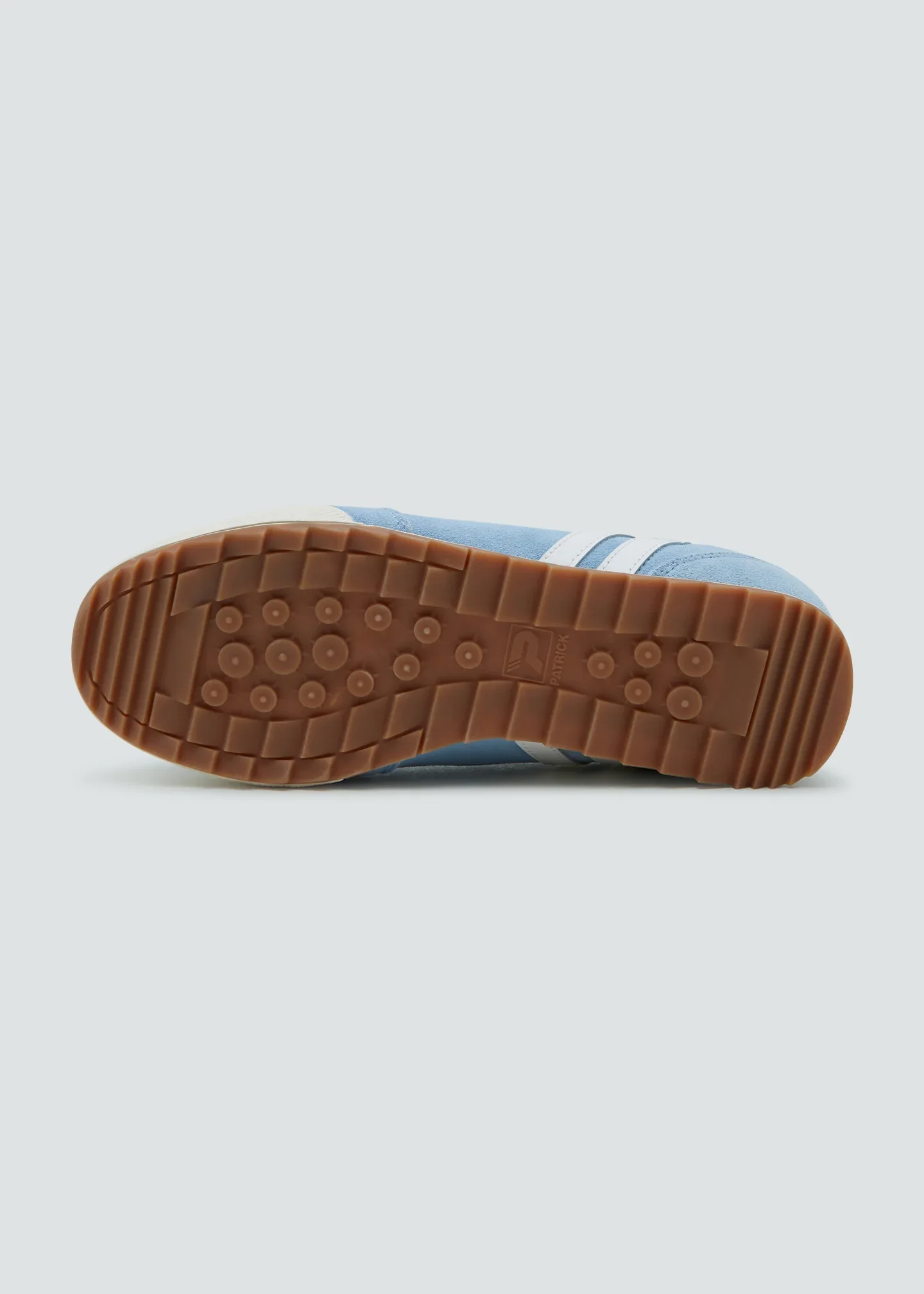 Patrick Rio Suede Trainers Sky Blue/White - 1512 - Image 4