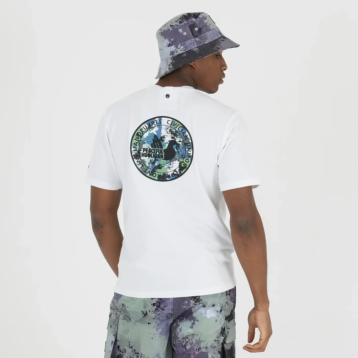 Peaceful Hooligan Camo Uniform Tee White - 209 - Image 5