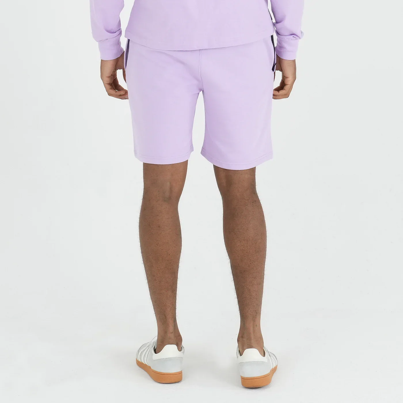 Peaceful Hooligan Duke Sweat Shorts Lavendula Lilac - 923 - Image 3