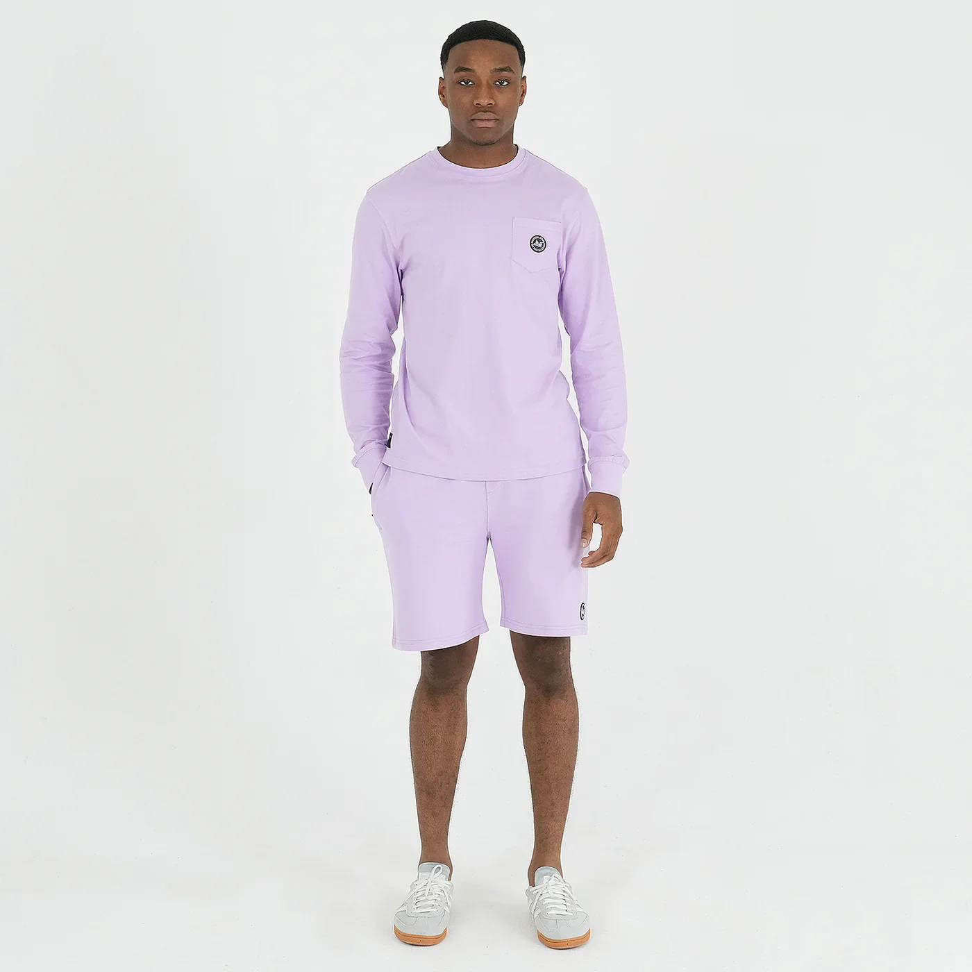 Peaceful Hooligan Duke Sweat Shorts Lavendula Lilac - 923 - Image 4