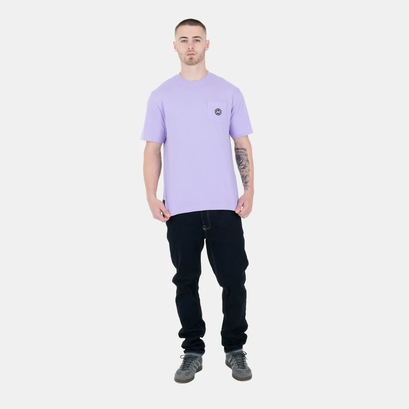 Peaceful Hooligan Duke Tee Lavendula Lilac - 122 - Image 3