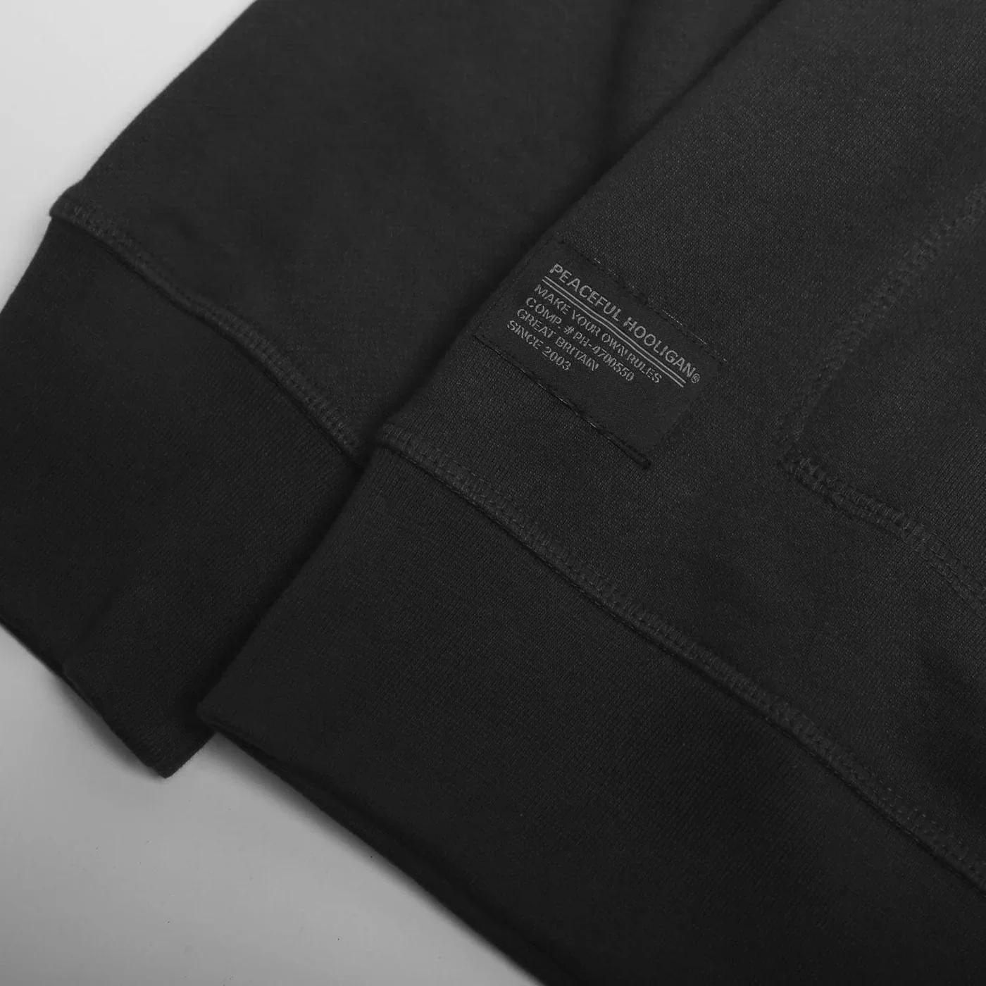 Peaceful Hooligan Outline Hoodie Black - 567 - Image 4