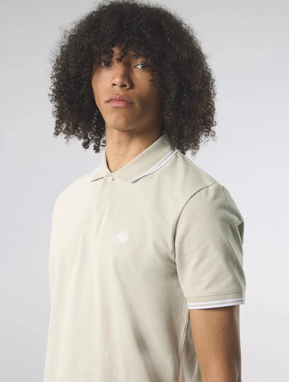 Pretty Green Barton Polo Stone - 080 - Image 5