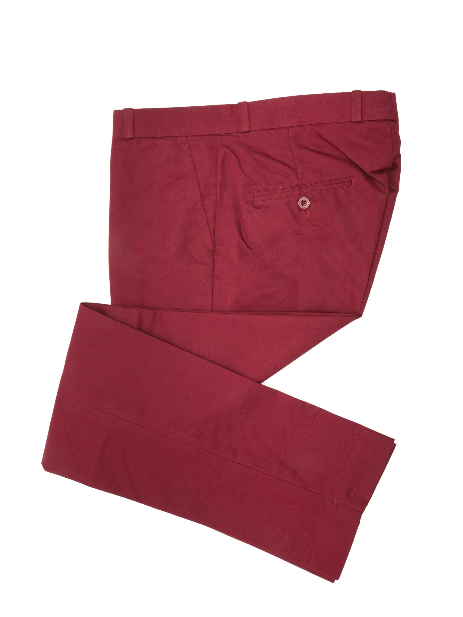 Relco Sta Prest Trousers Burgundy - 713 - Image 3