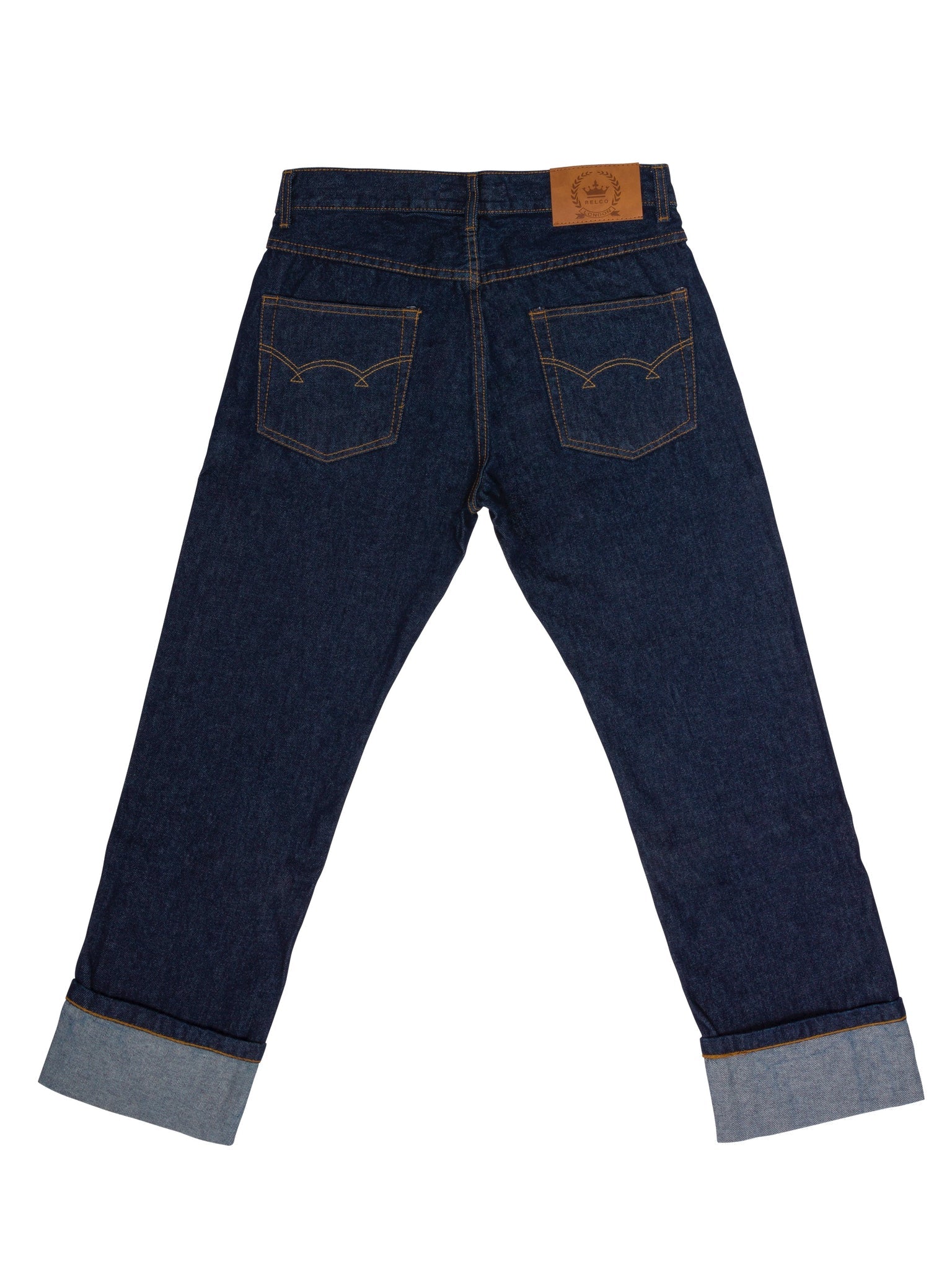 Relco Texas Dark Rinse Selvedge Style Jeans - 711 - Image 3