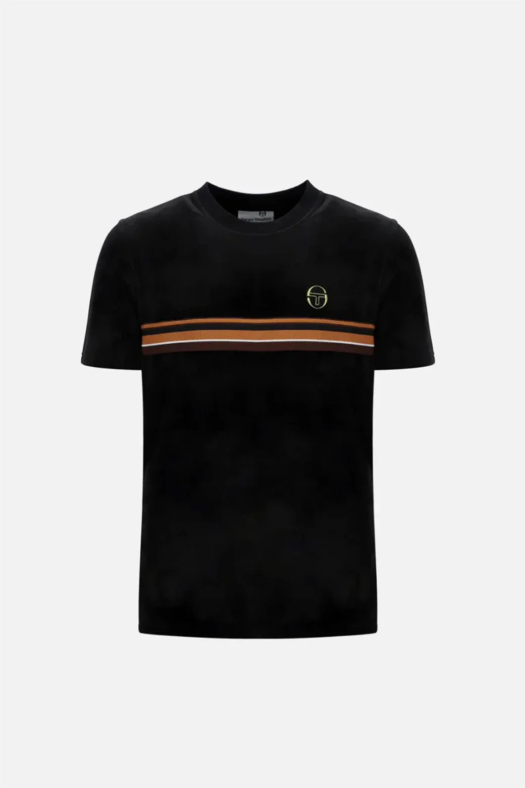 Sergio Tacchini Ayme Velour Tee Black/Gold - 134