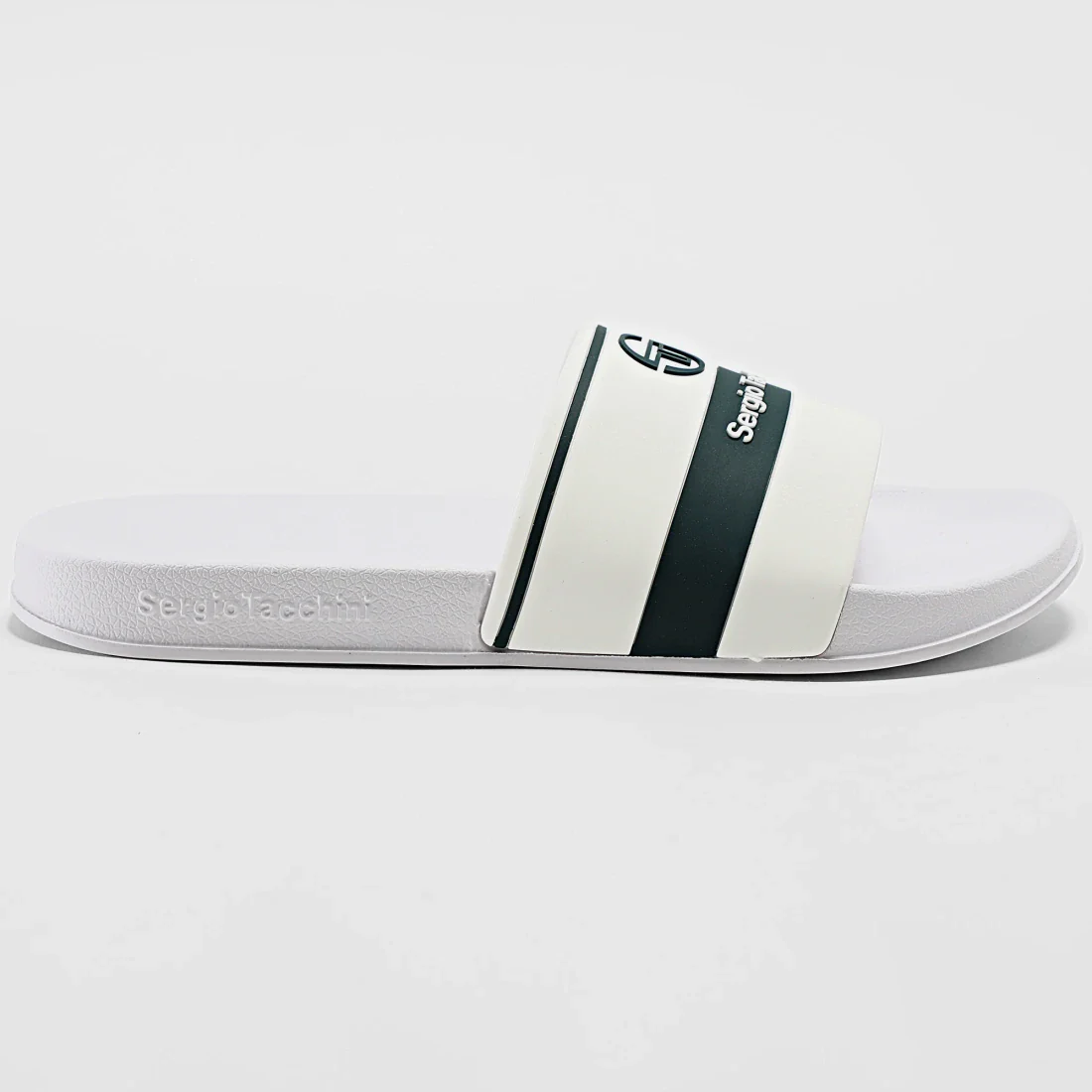 Sergio Tacchini Caspio Sliders White Mediterranea - 1162 - Image 3