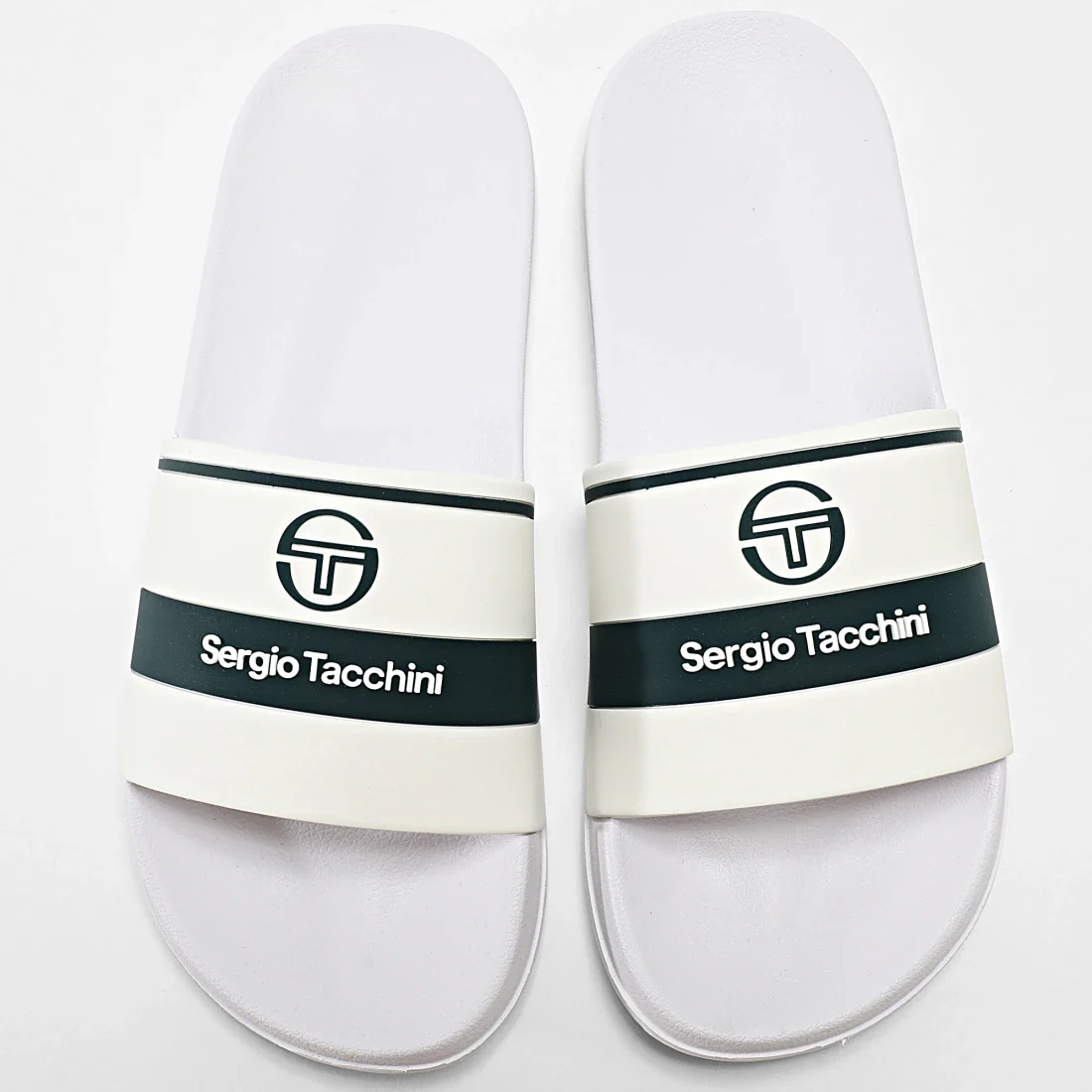 Sergio Tacchini Caspio Sliders White Mediterranea - 1162 - Image 4