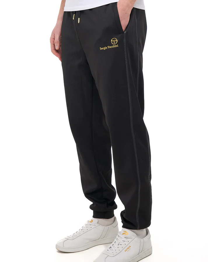 Sergio Tacchini Cassio Track Bottoms Black/Gold - 754 - Image 3