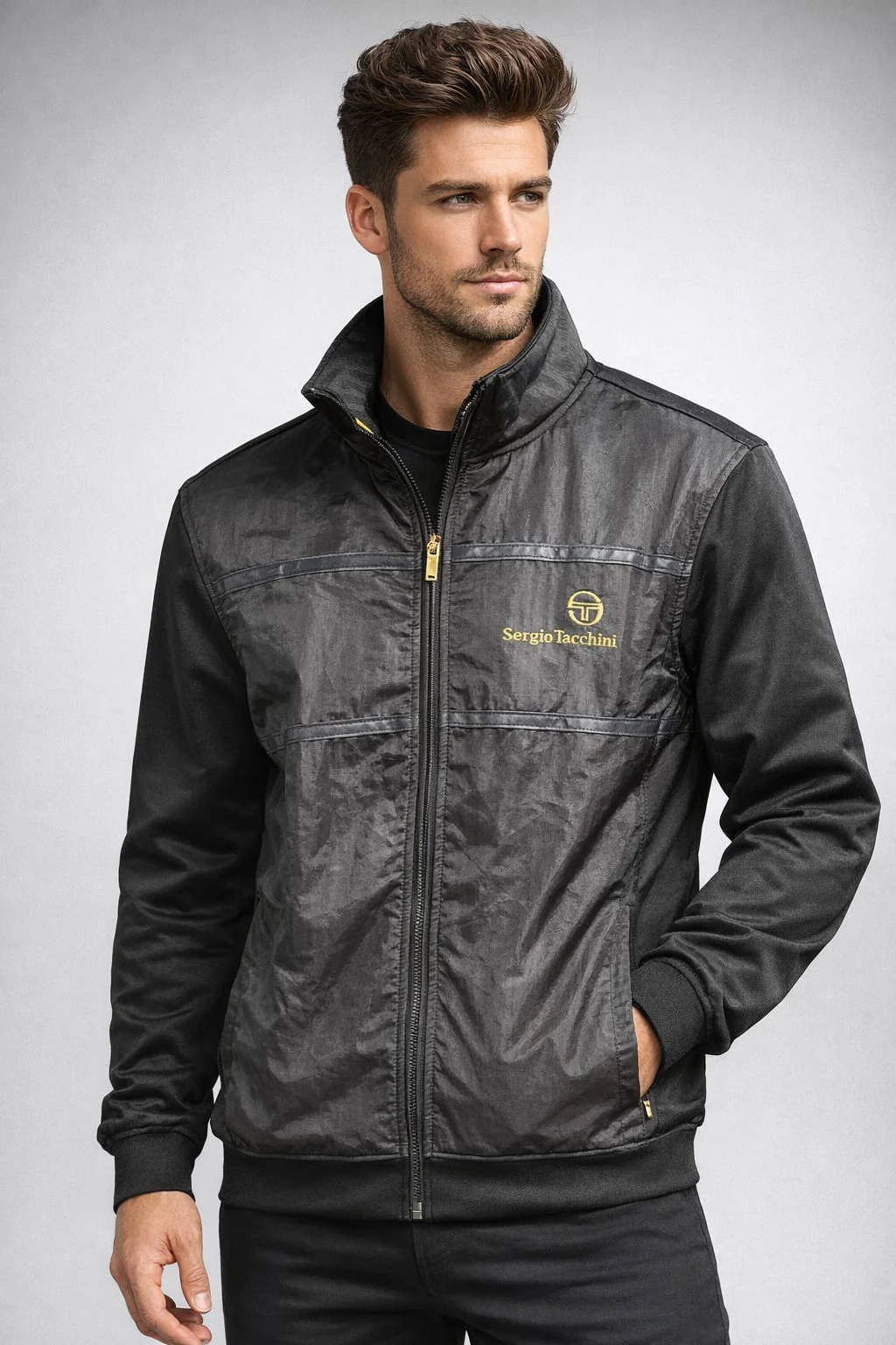 Sergio Tacchini Cassio Track Top Black/Gold - 585