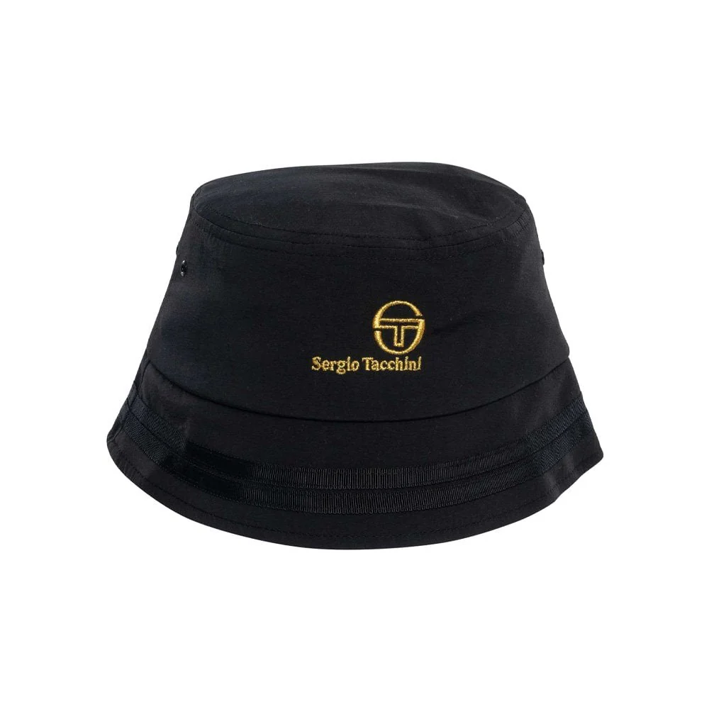 Sergio Tacchini Marcell Bucket Hat Black/Gold - 1169