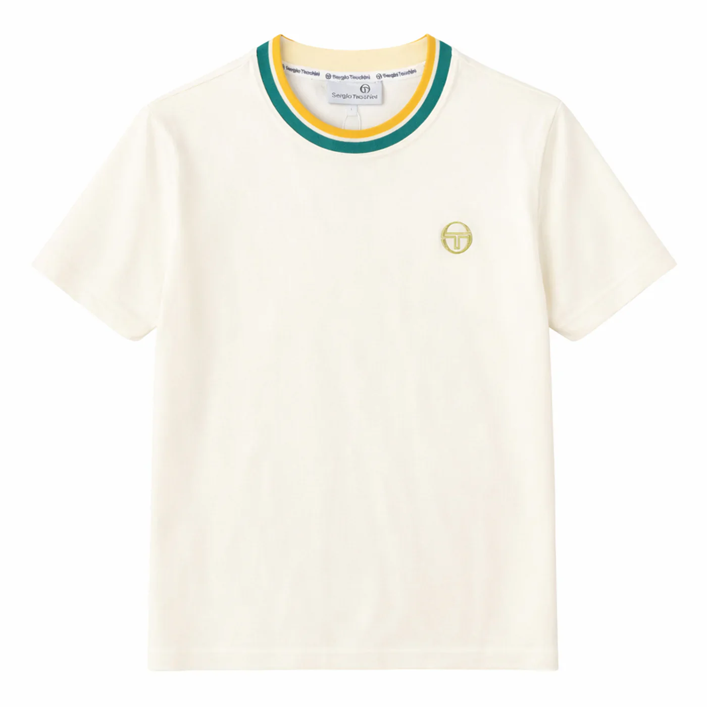 Sergio Tacchini Monte Velour Tee Ecru - 274 - Image 2