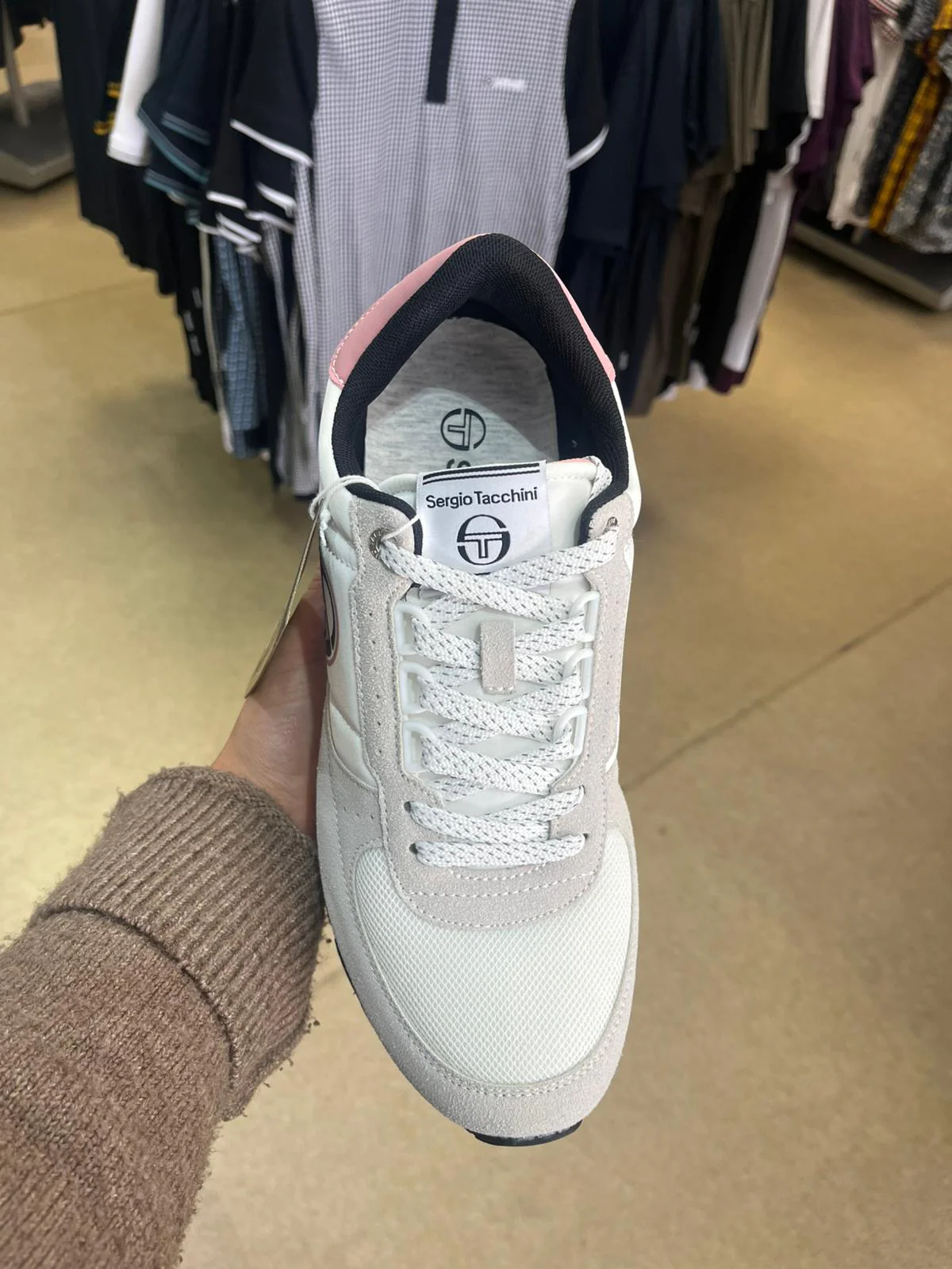 Sergio Tacchini Venezia Trainers White/Rose - 1449 - Image 3