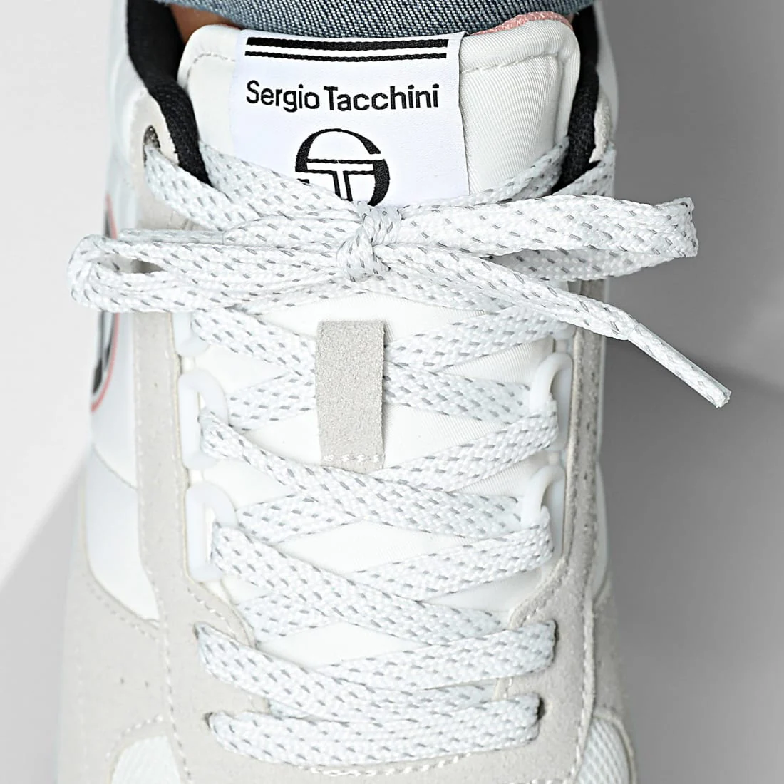 Sergio Tacchini Venezia Trainers White/Rose - 1449 - Image 5