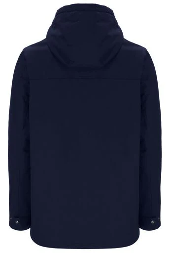 Sergio Tacchini Weaver Hooded Field Jacket Maritime Blue - 674 - Image 4