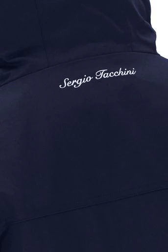 Sergio Tacchini Weaver Hooded Field Jacket Maritime Blue - 674 - Image 7