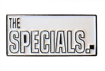 The Specials Enamel Pin Badge White - B13-41