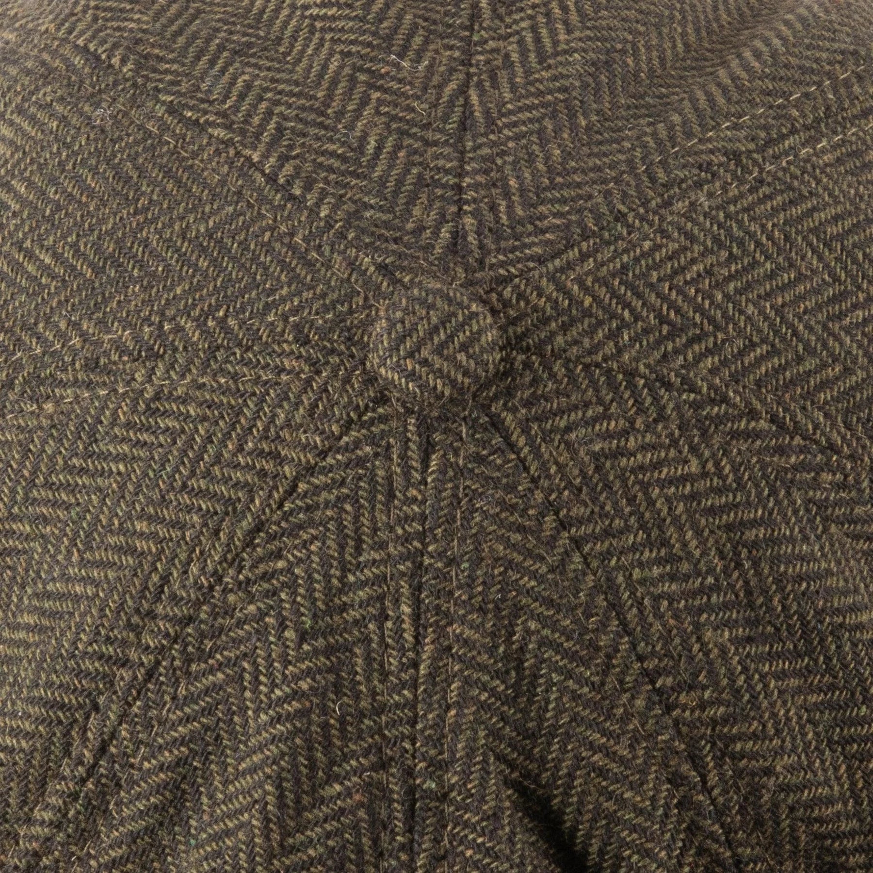 Tommy Tweed Baker Boy Cap Green Herringbone (Hat 197) - 1467 - Image 3