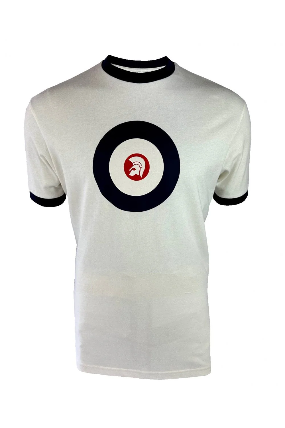 TROJAN Target Ringer Tee TR/9036 Ecru - 178