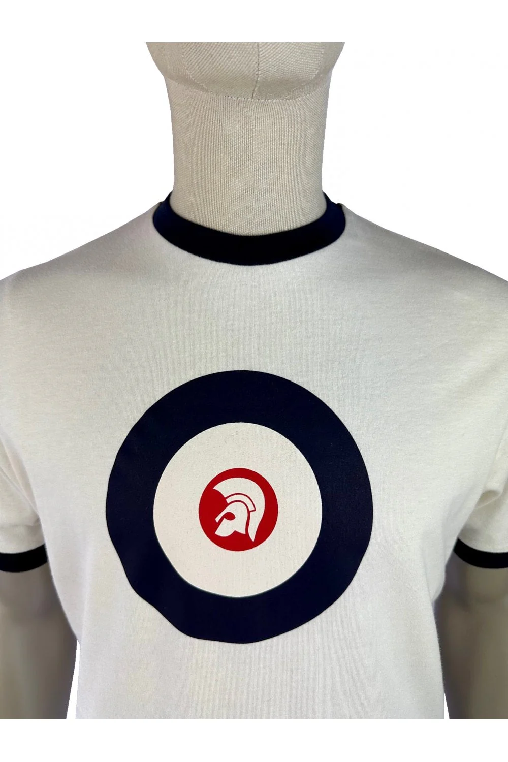 TROJAN Target Ringer Tee TR/9036 Ecru - 178 - Image 2