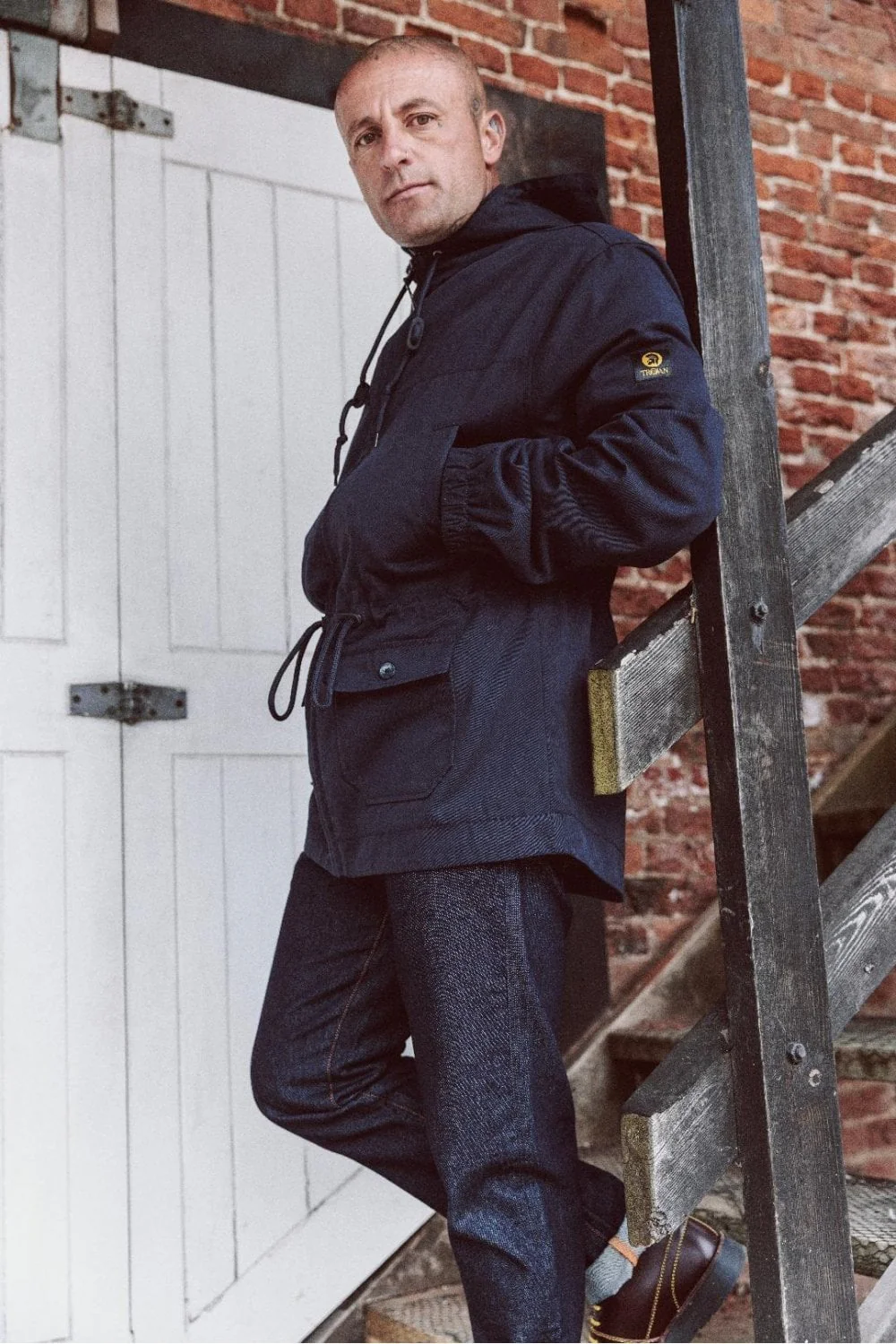 TROJAN Twill Badged Parka TC/1053 Navy - 621