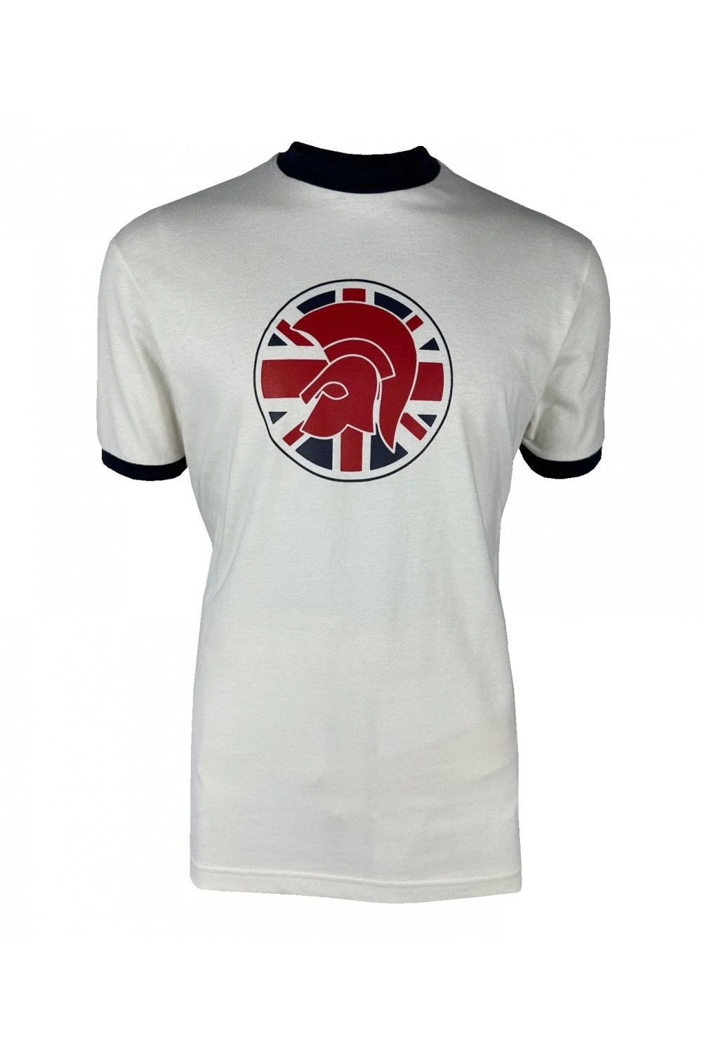 TROJAN Union Jack Flag Logo Tee TC/1046 Ecru - 196