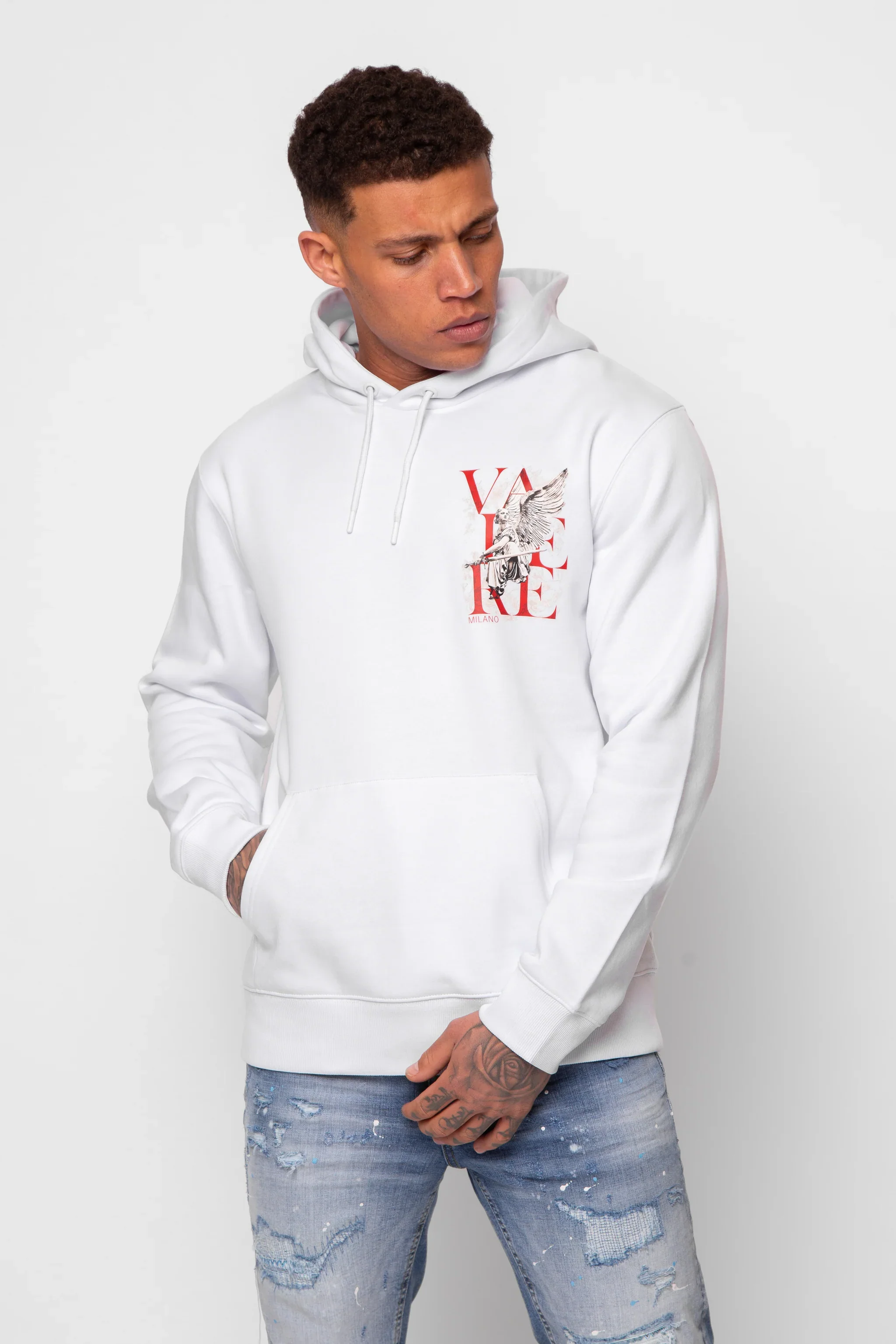 Valere Ciro Hoody White - 541 - Image 6