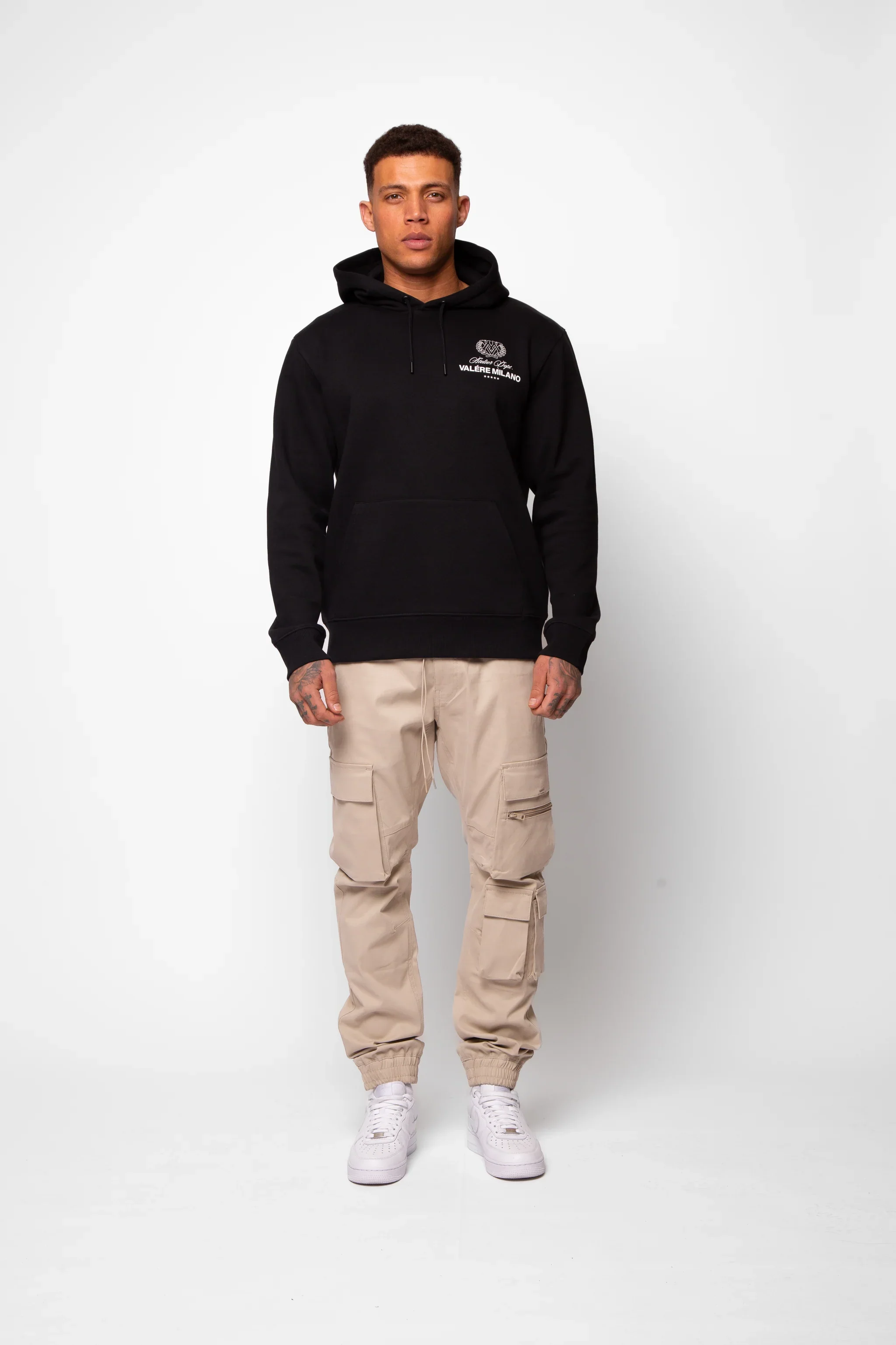 Valere Doppia Cuffed Cargo Pants Stone - 709 - Image 9