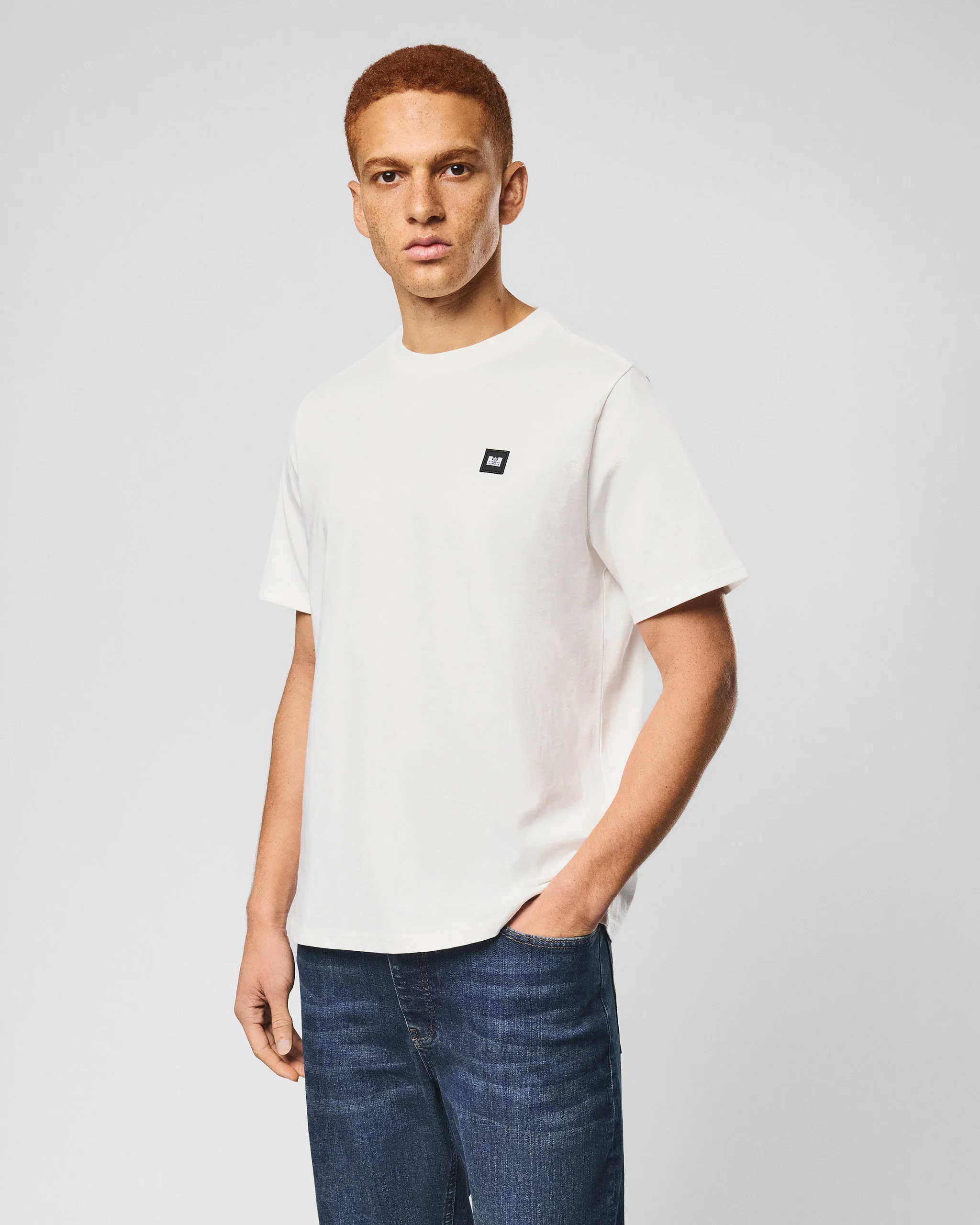 Weekend Offender Brooklands Badge Tee Ghost - 172 - Image 2