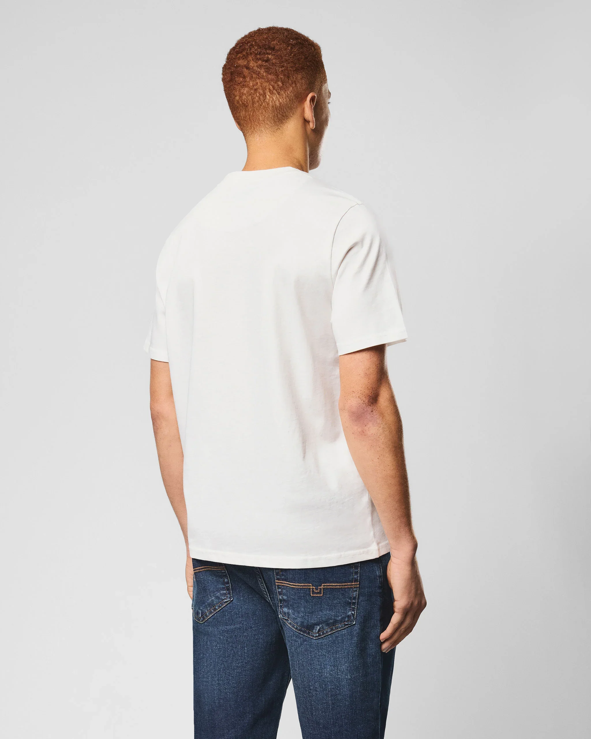 Weekend Offender Brooklands Badge Tee Ghost - 172 - Image 3