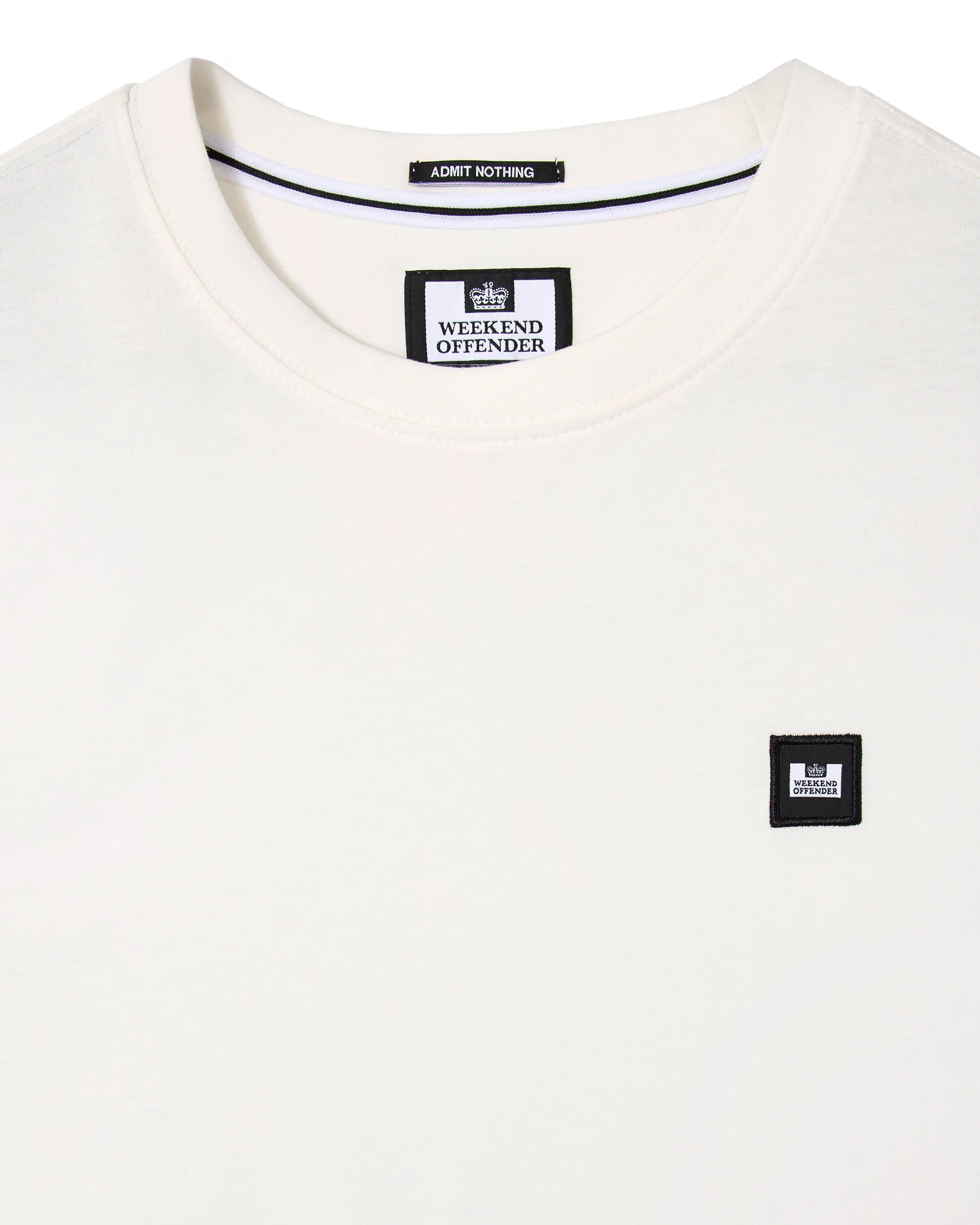 Weekend Offender Brooklands Badge Tee Ghost - 172 - Image 5
