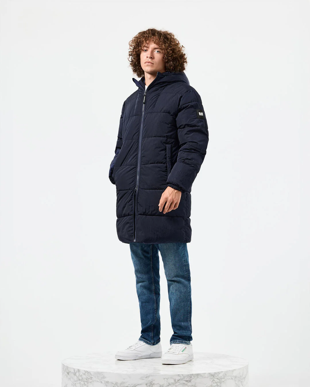 Weekend Offender Capelli Padded Jacket Navy - 637 - Image 5