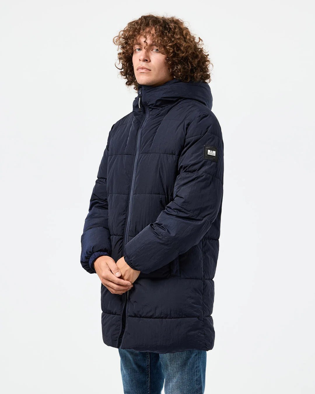 Weekend Offender Capelli Padded Jacket Navy - 637 - Image 6