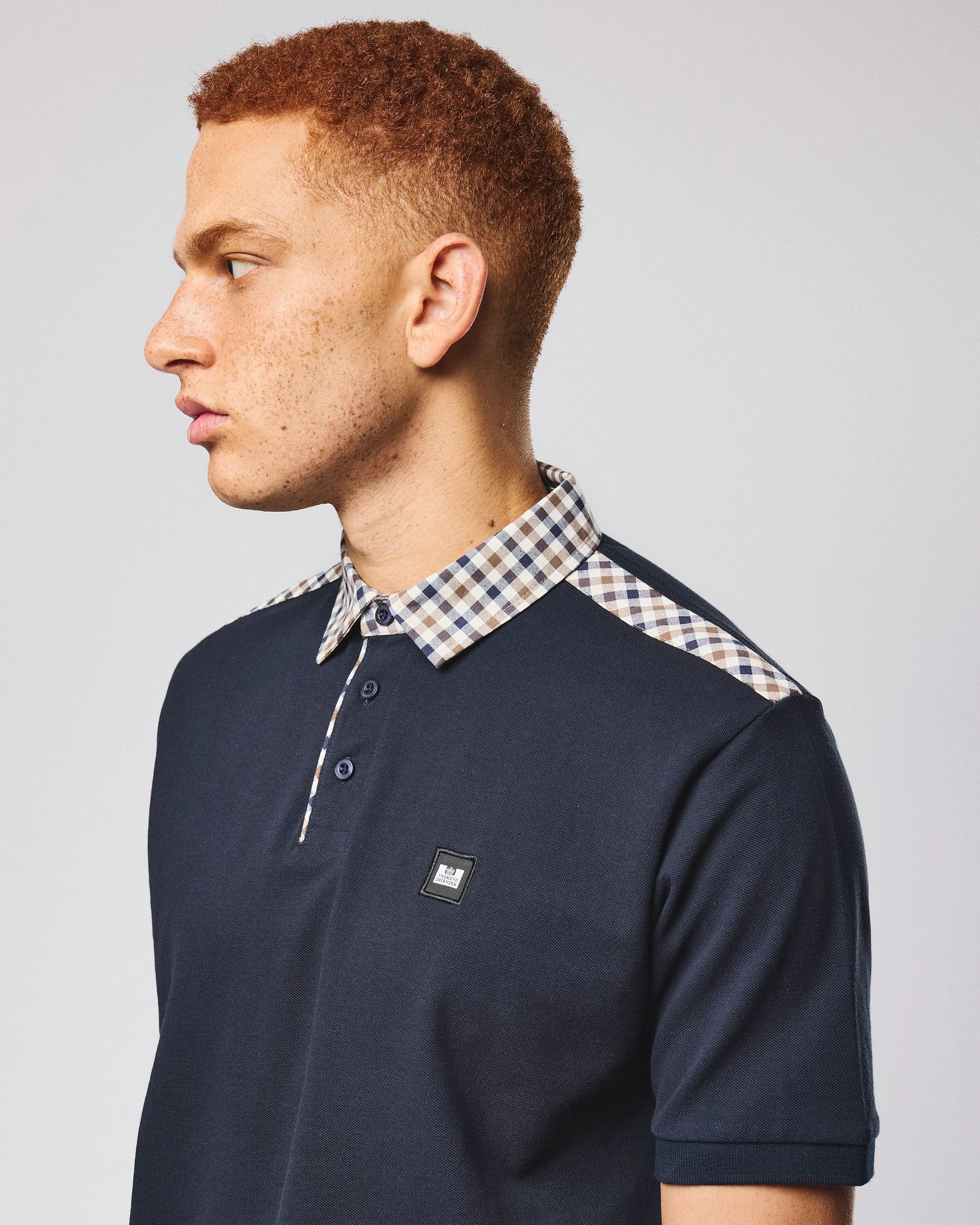 Weekend Offender Costa Polo Shirt Navy - 037 - Image 2