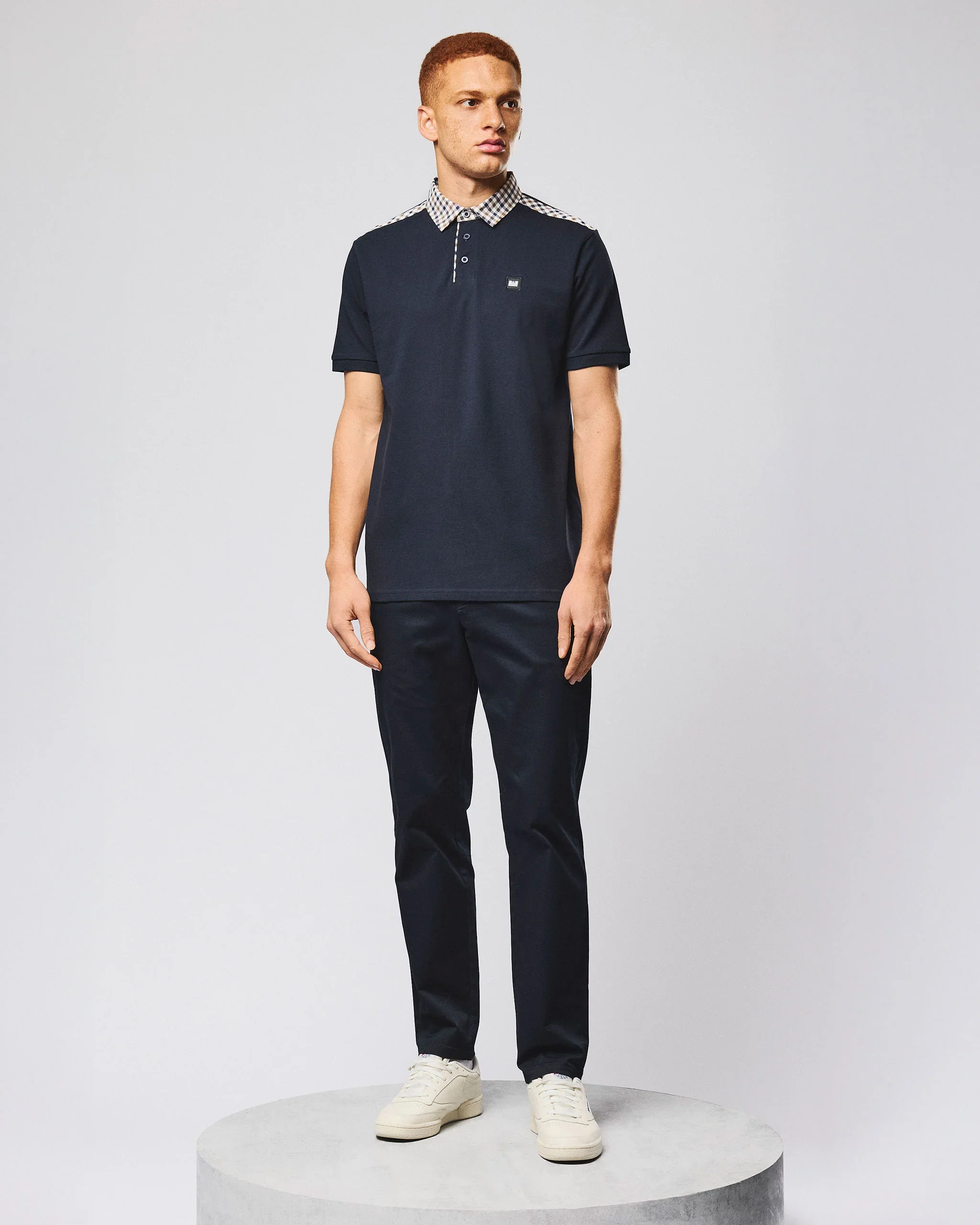 Weekend Offender Costa Polo Shirt Navy - 037 - Image 3