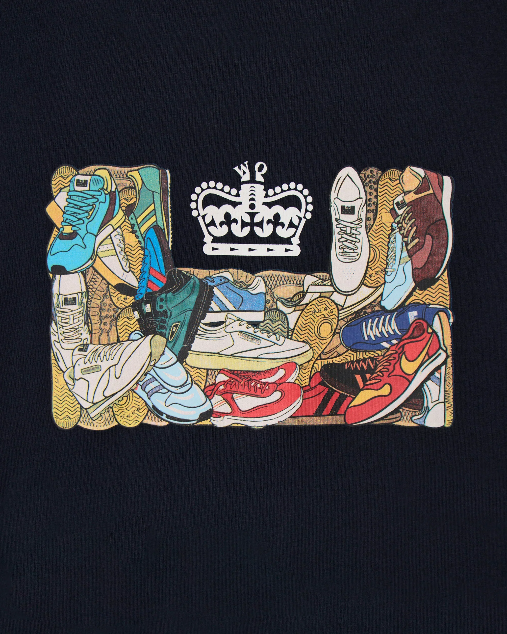 Weekend Offender D'Arblay Graphic Tee Navy - 392 - Image 5