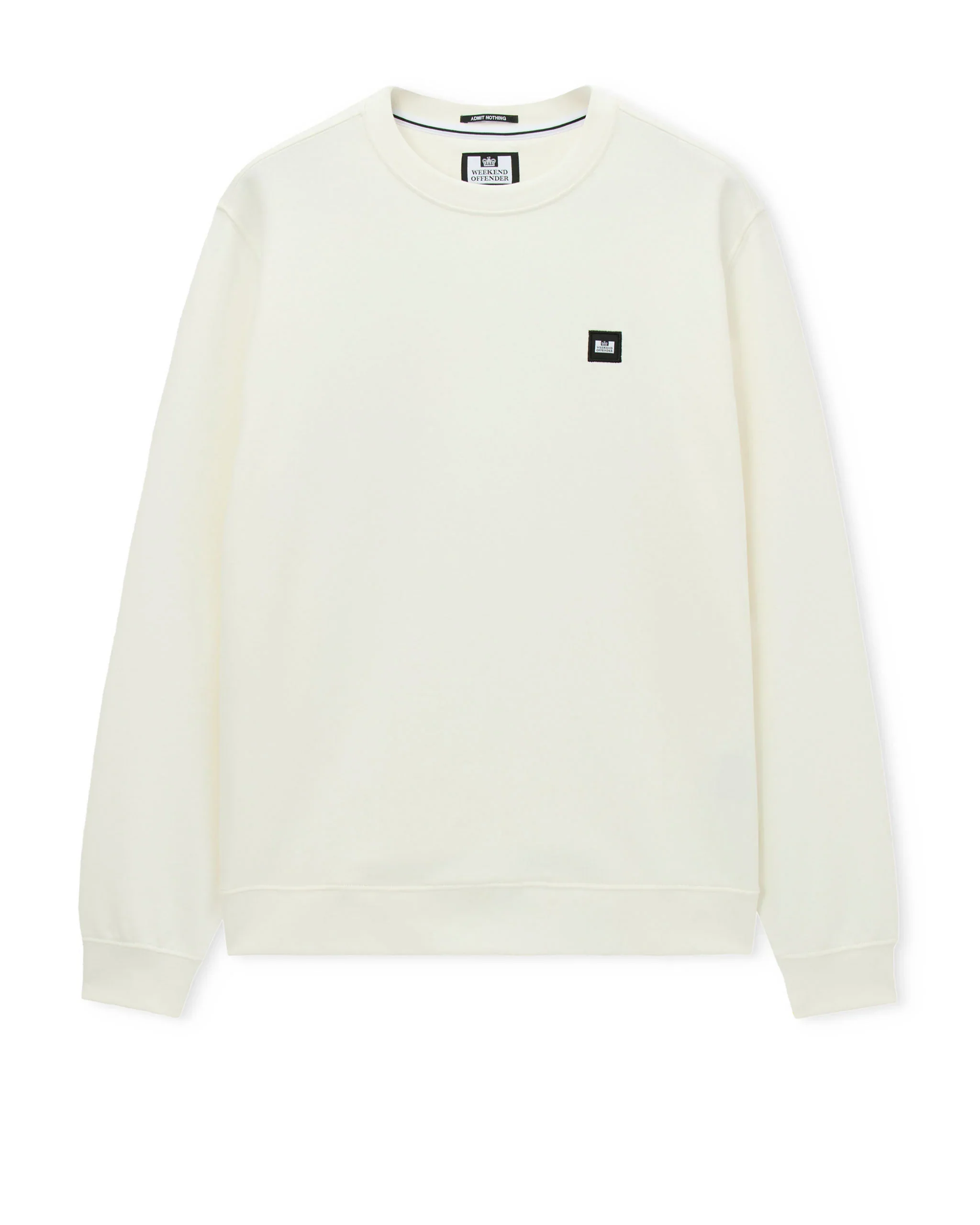 Weekend Offender Ferrer Badge Sweater Ghost - 409 - Image 3