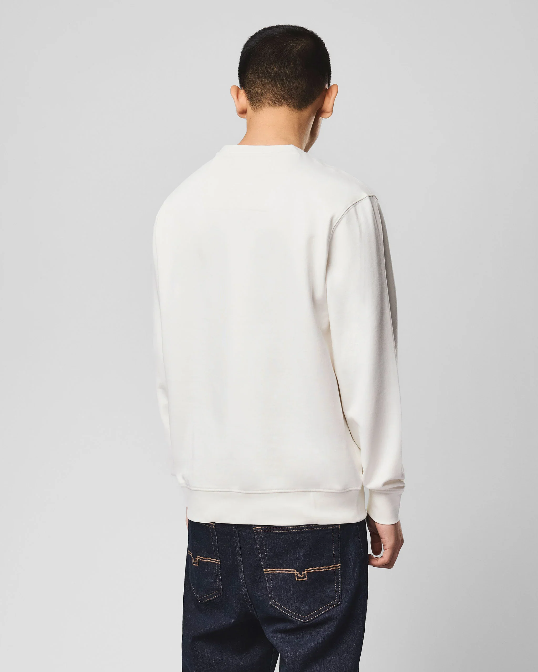 Weekend Offender Ferrer Badge Sweater Ghost - 409 - Image 5