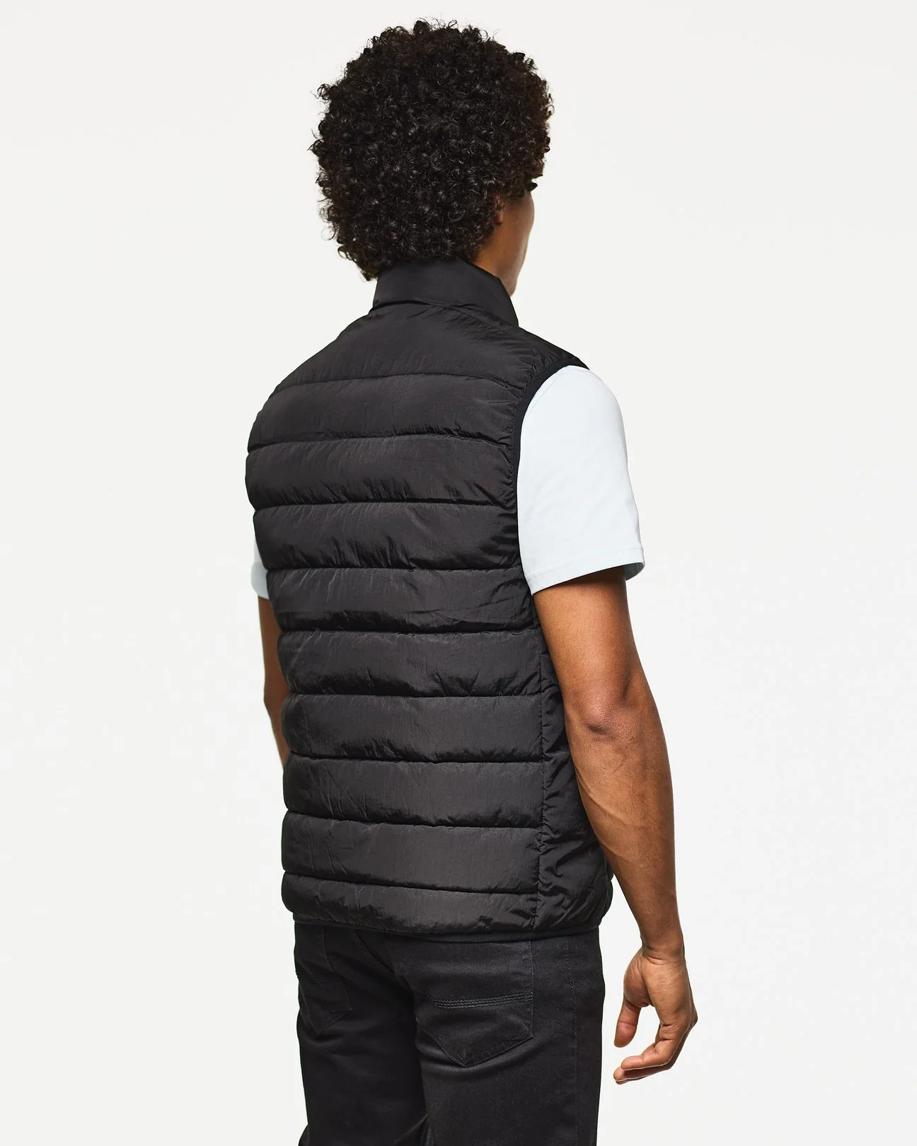 Weekend Offender Gacha Padded Gilet Black - 688 - Image 4