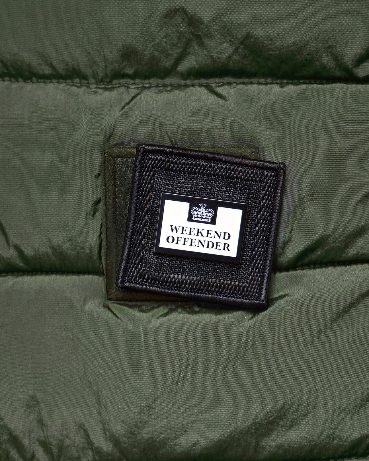 Weekend Offender Gacha Padded Gilet Black Forest Green - 683 - Image 4