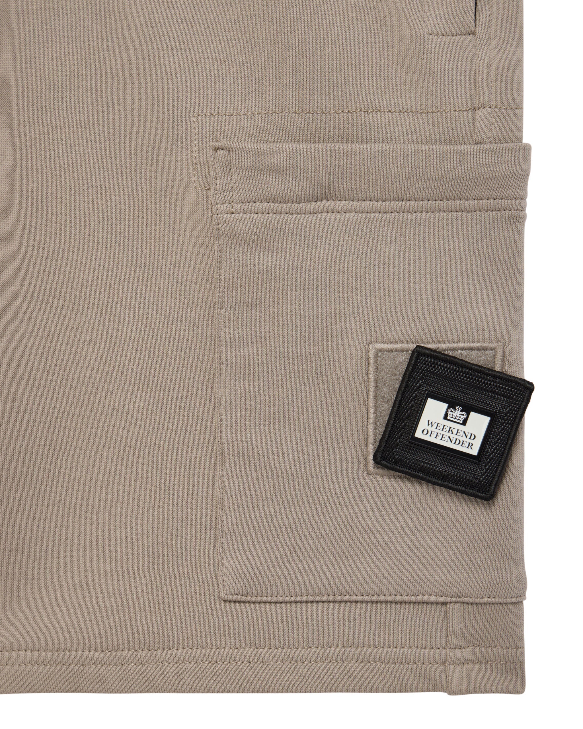Weekend Offender Hawkins Jogger Shorts Bark Brown - 902 - Image 4
