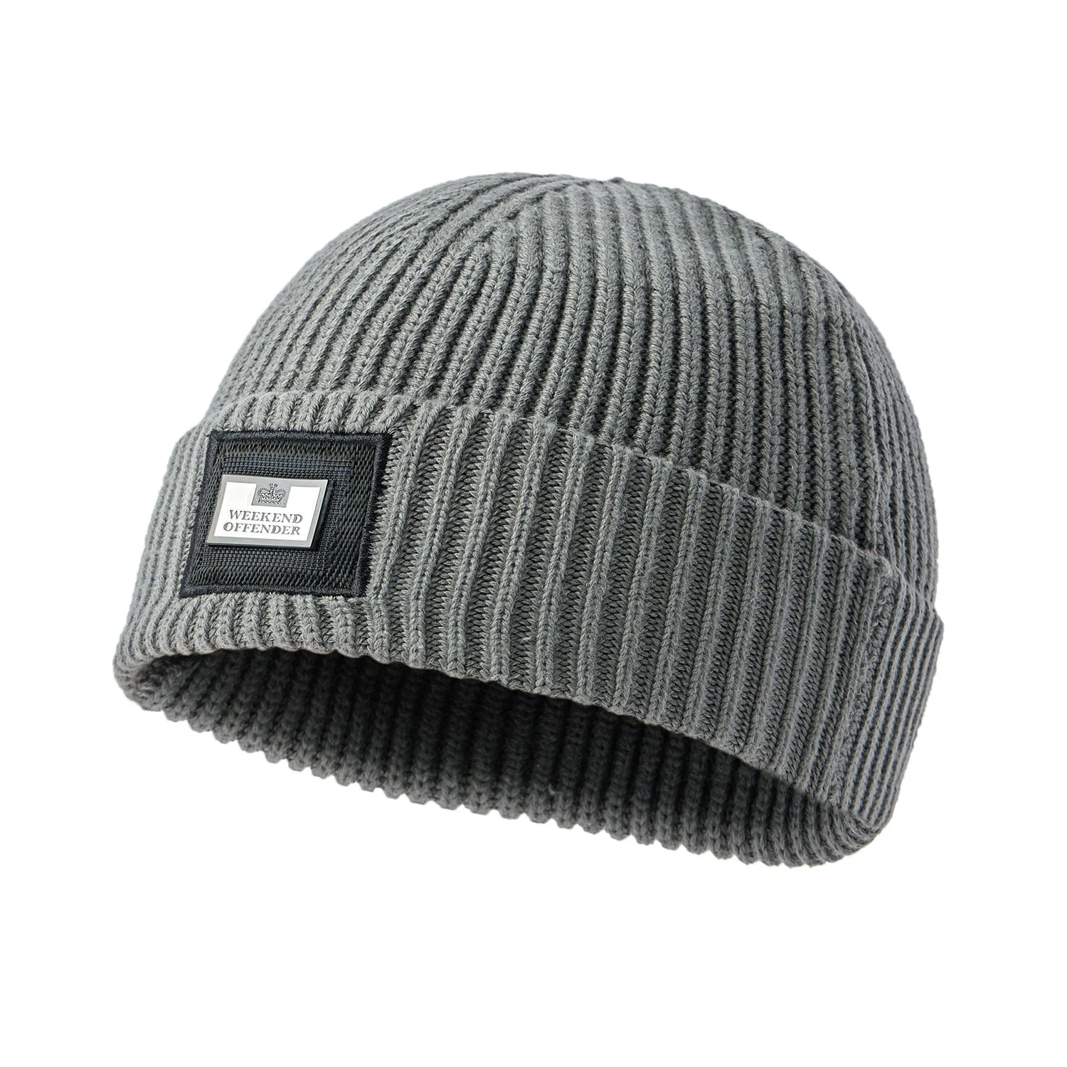 Weekend Offender Lehto Beanie Zinc Grey - 1037 - Image 3